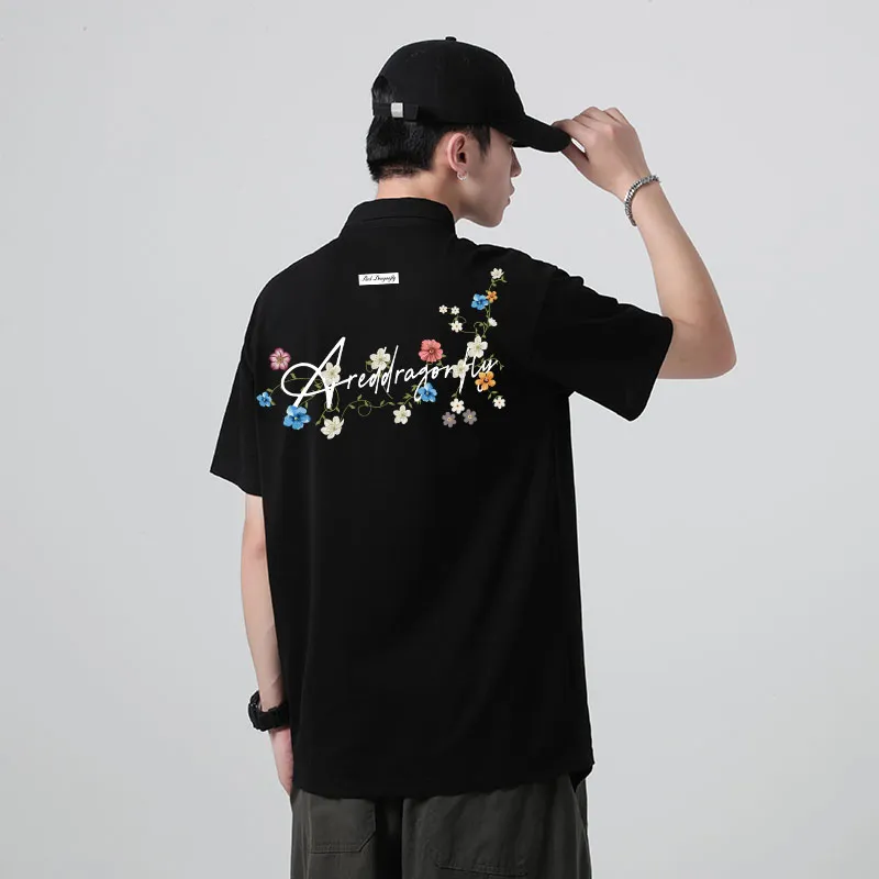 RED DRAGONFLY Polo Shirt Unisex-3