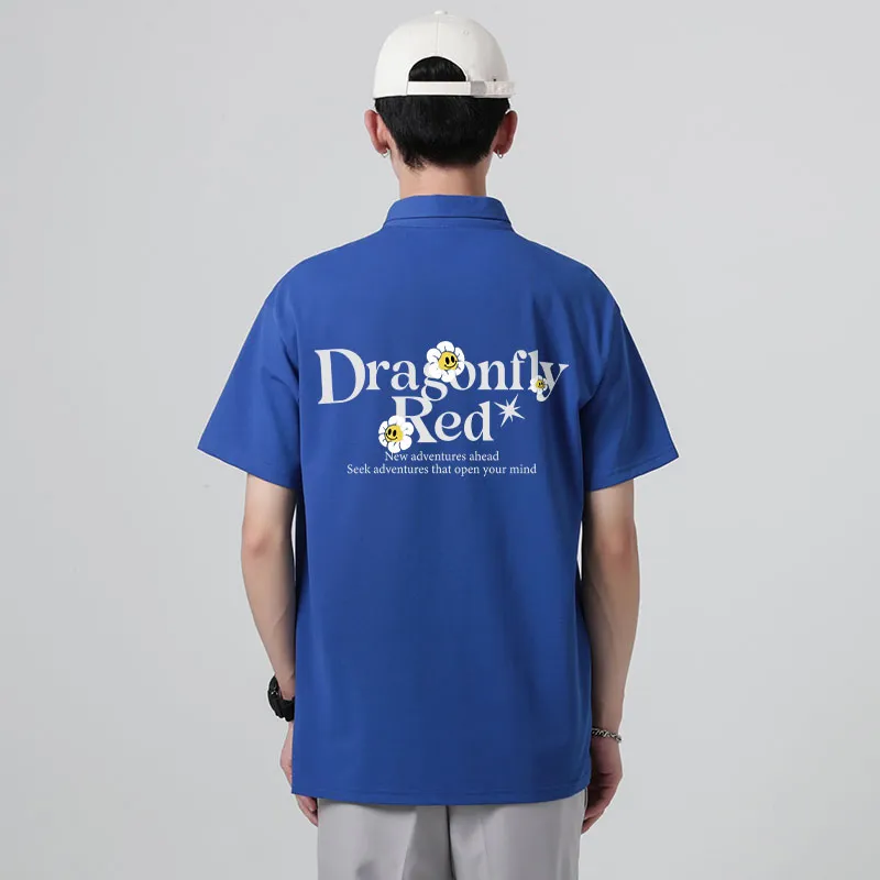 RED DRAGONFLY Polo Shirt Unisex-11