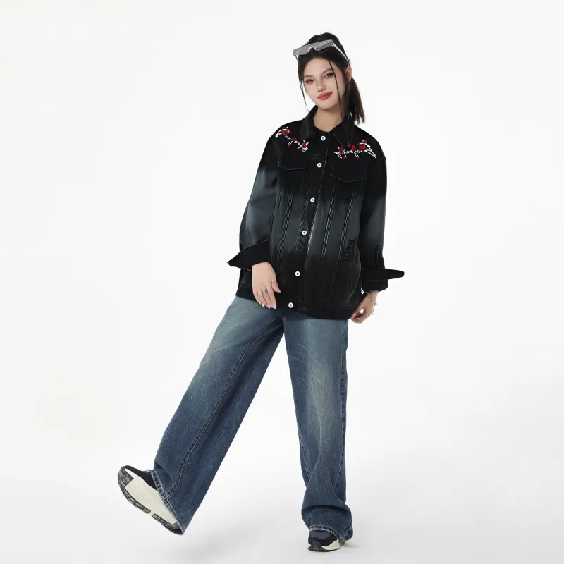 RED DRAGONFLY Denim Jacket Unisex-2