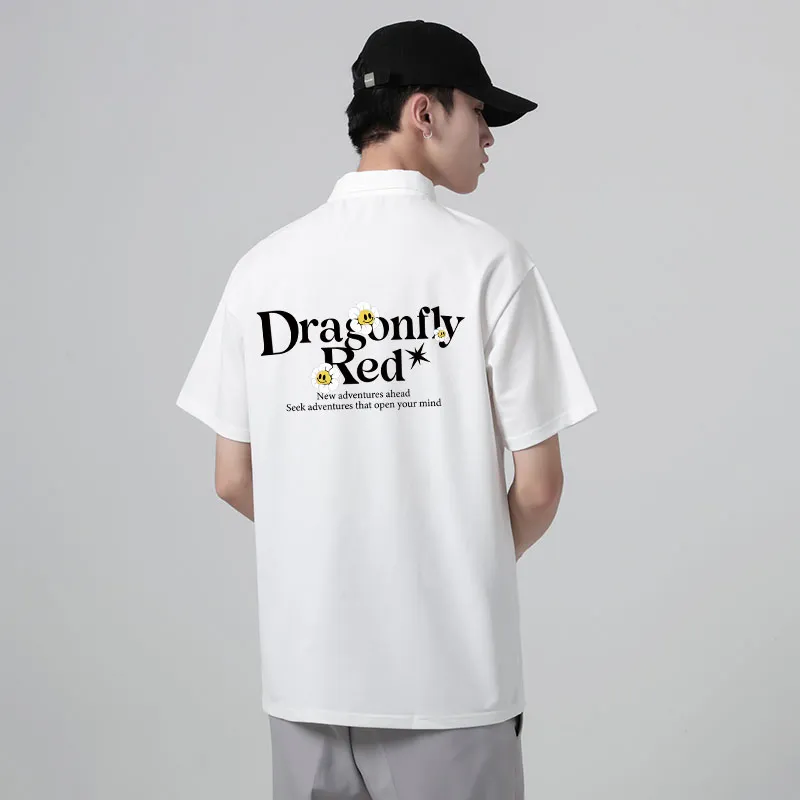 RED DRAGONFLY Polo Shirt Unisex-3