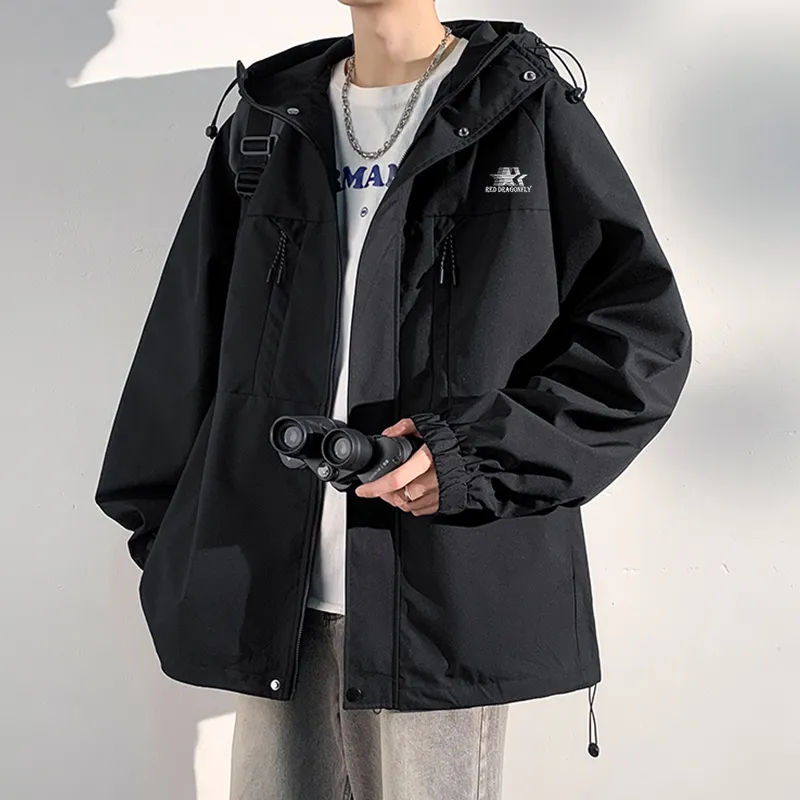 RED DRAGONFLY Windproof And Waterproof Windbreaker Jacket Unisex-8