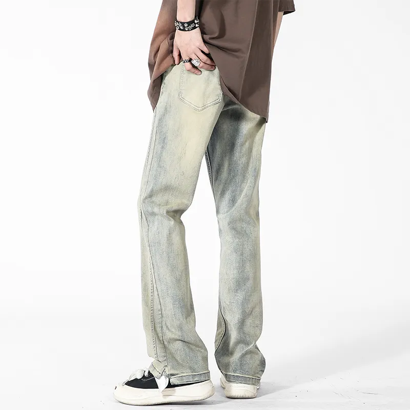 RED DRAGONFLY Jeans Unisex Washed Yellow Mud-2