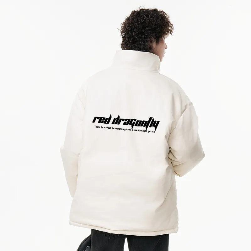 RED DRAGONFLY Puffer Jacket Coat Unisex-7