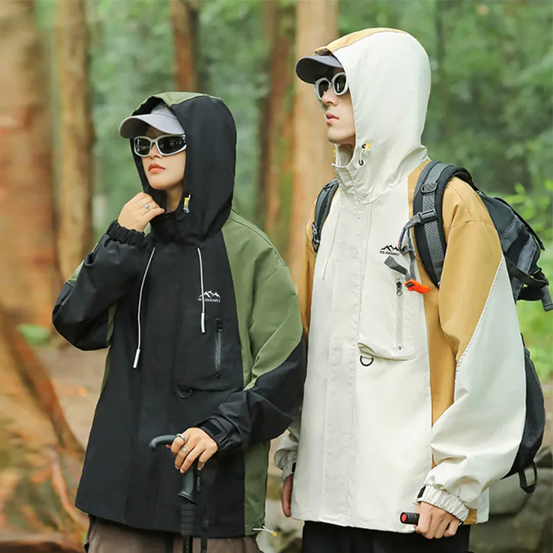 RED DRAGONFLY Waterproof And Windproof Windbreaker Jacket Unisex-4