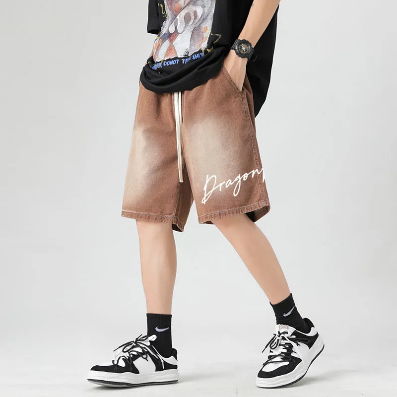 RED DRAGONFLY Denim Shorts Unisex-2