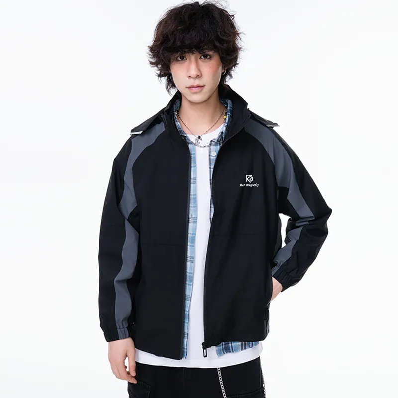 RED DRAGONFLY Waterproof And Windproof Windbreaker Jacket Unisex-2
