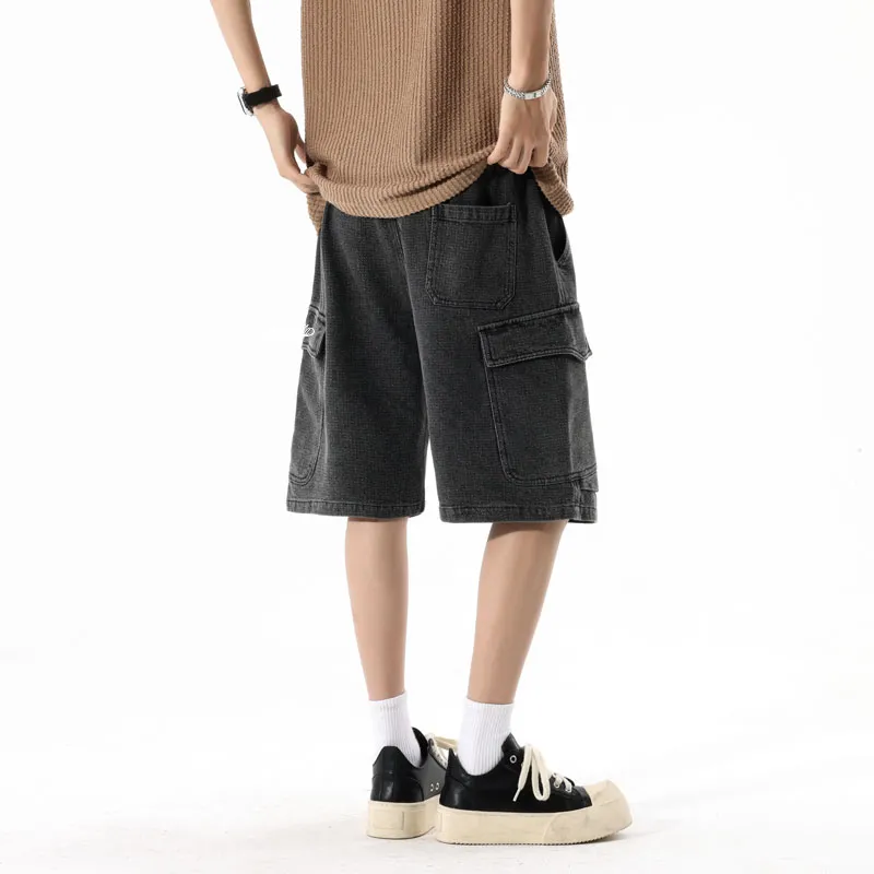RED DRAGONFLY Denim Shorts Unisex-3