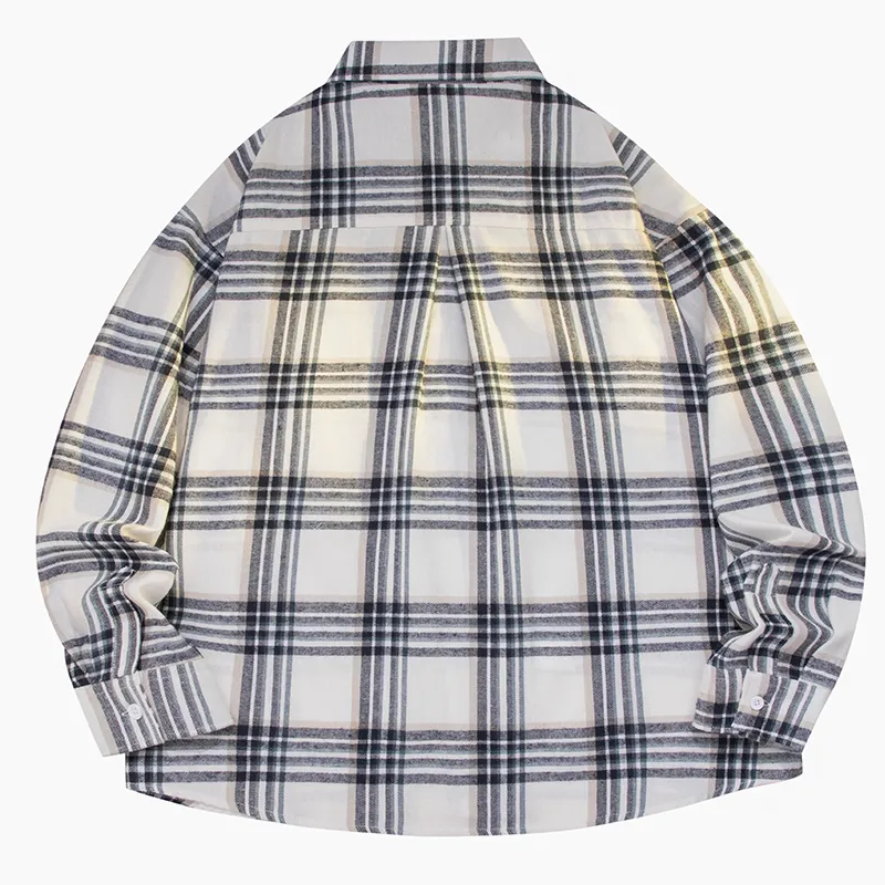RED DRAGONFLY Shirt Unisex Black White Plaid-1