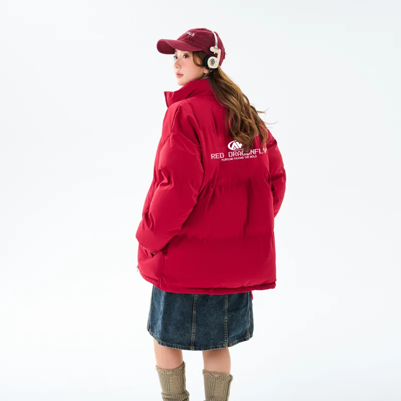 RED DRAGONFLY Puffer Jacket Unisex-3