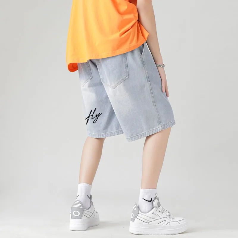 RED DRAGONFLY Denim Shorts Unisex-11