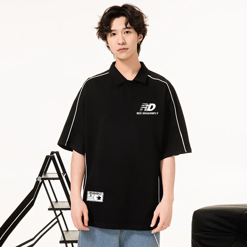RED DRAGONFLY Polo Shirt Unisex-2