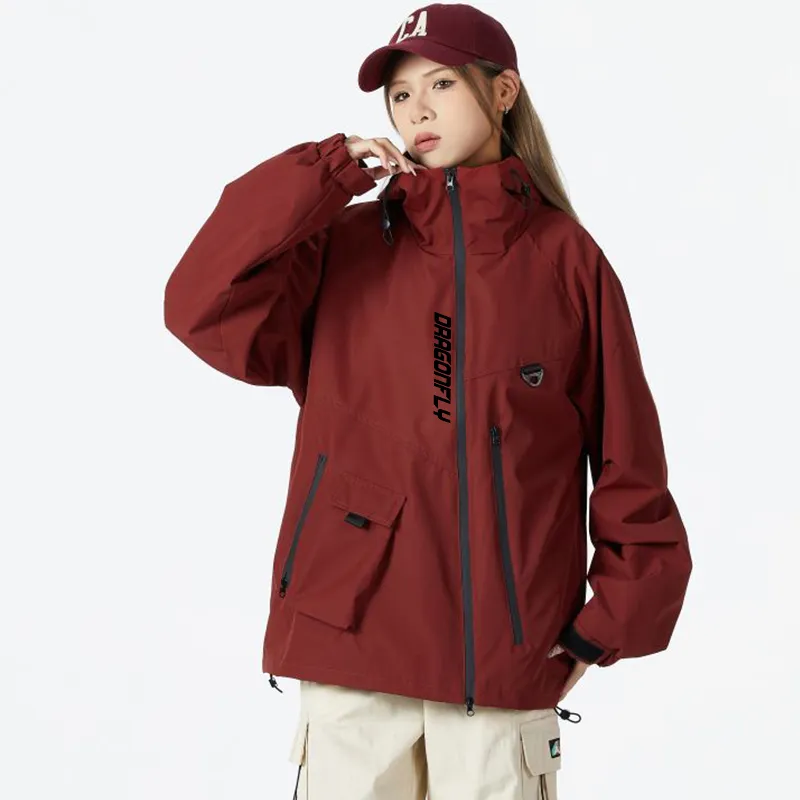 RED DRAGONFLY Waterproof And Windproof Windbreaker Jacket Unisex-5