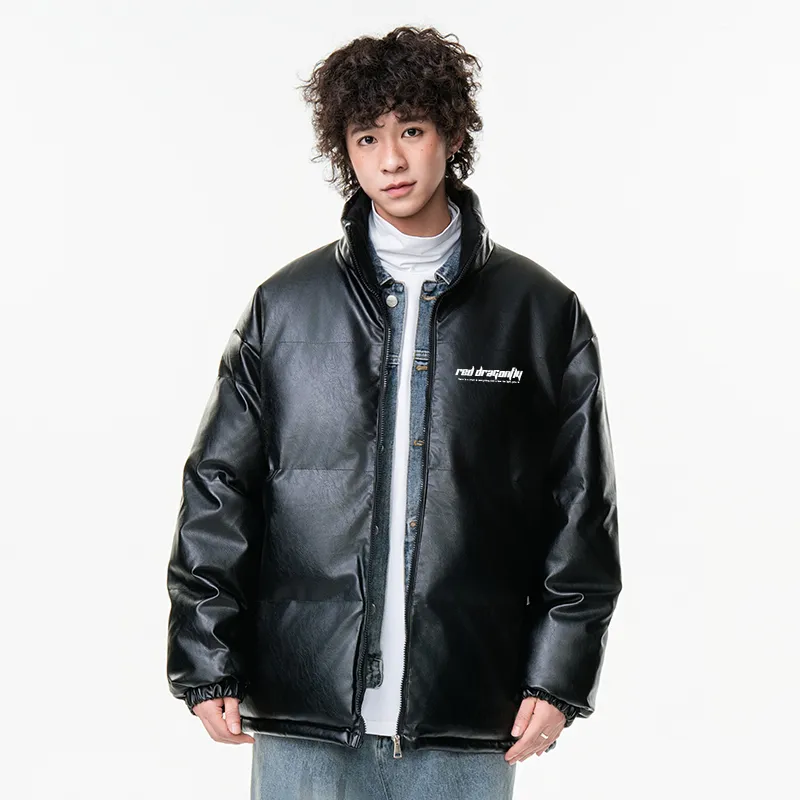 RED DRAGONFLY Puffer Jacket Coat Unisex-2