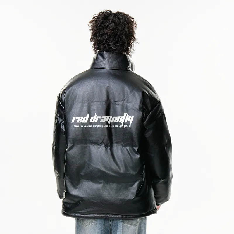 RED DRAGONFLY Puffer Jacket Coat Unisex-3