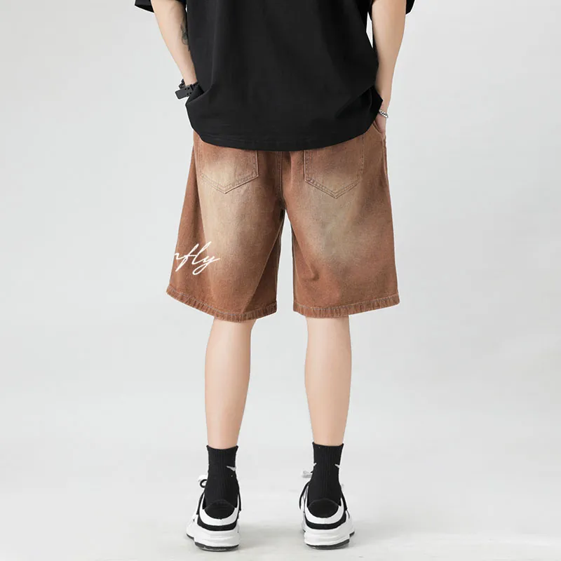 RED DRAGONFLY Denim Shorts Unisex-3