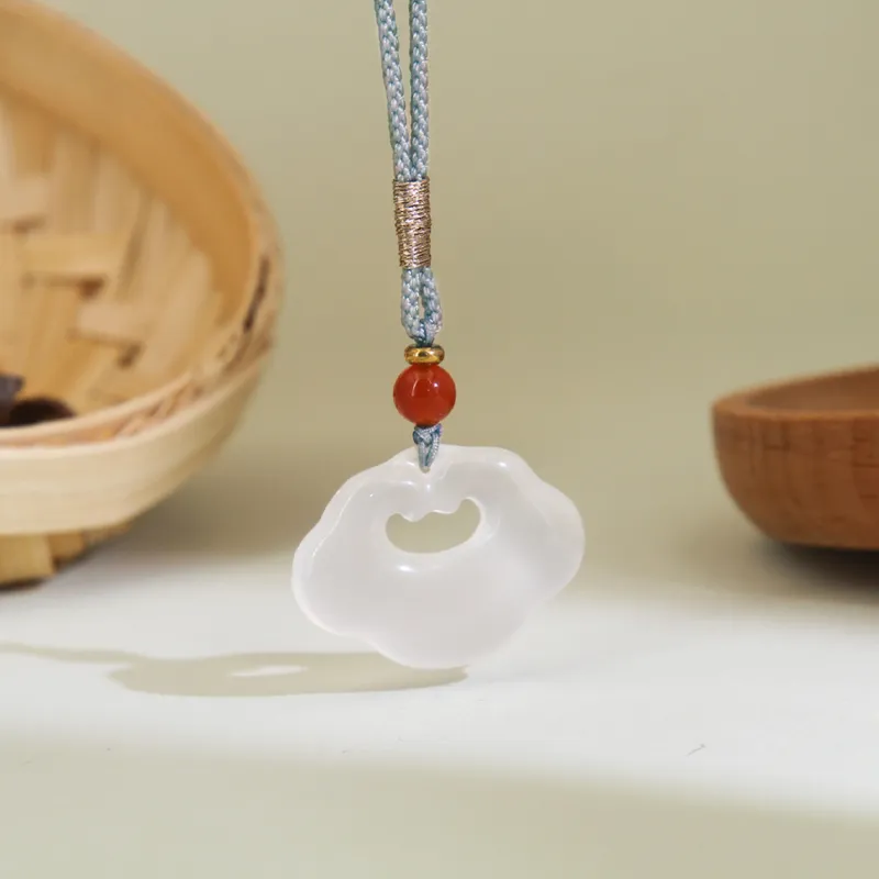 GANGCUI Chalcedony Necklaces Unisex-4