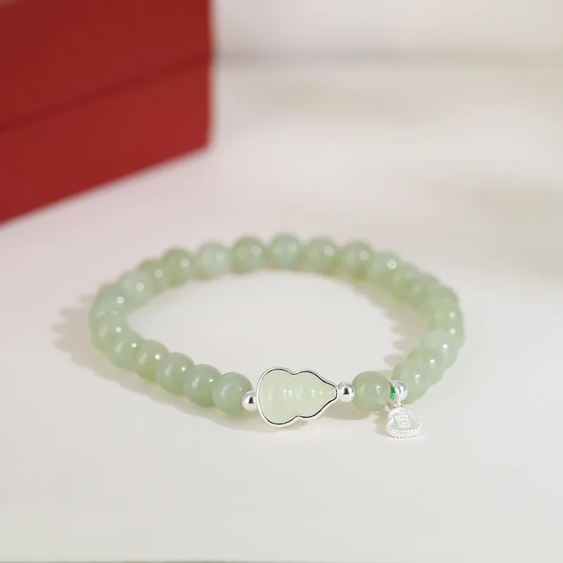 GANGCUI Bracelets Green Jade Unisex-4