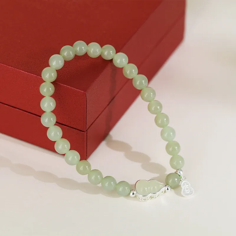 GANGCUI Bracelets Green Jade Unisex-2