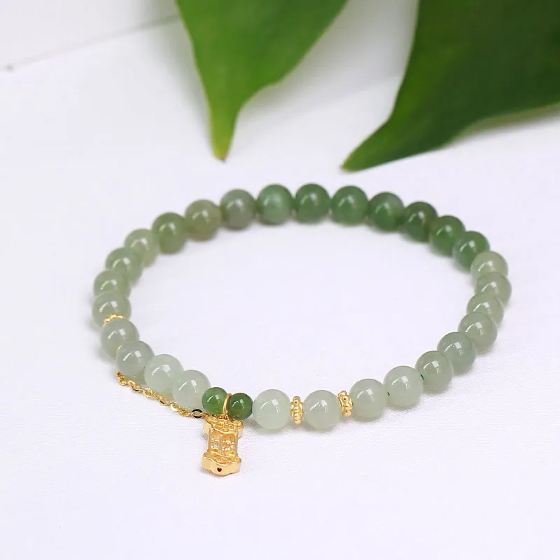 GANGCUI Hetian Jade Bracelets Women's Jasper-2