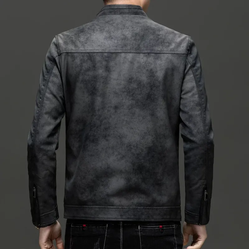 PIERRE CARDIN Leather Jacket Unisex-1