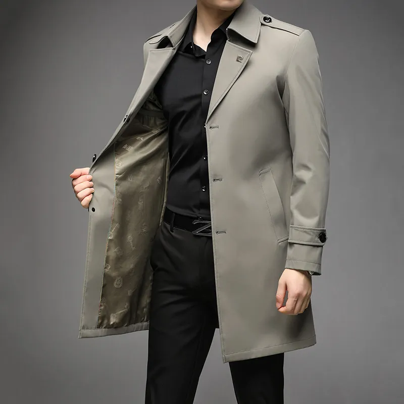 PIERRE CARDIN Trench Coat Men's-11