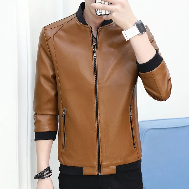 PIERRE CARDIN Leather Jacket Men's-26