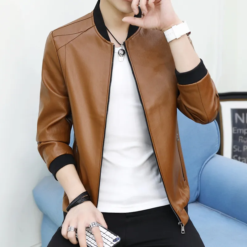 PIERRE CARDIN Leather Jacket Men's-24