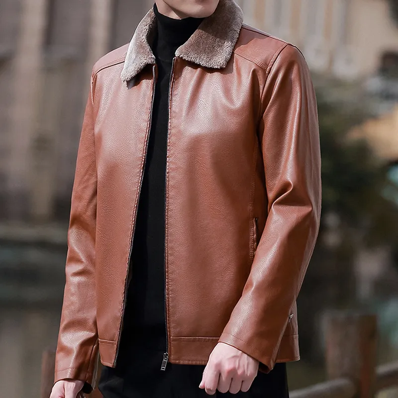 PIERRE CARDIN Leather Jacket Unisex-13