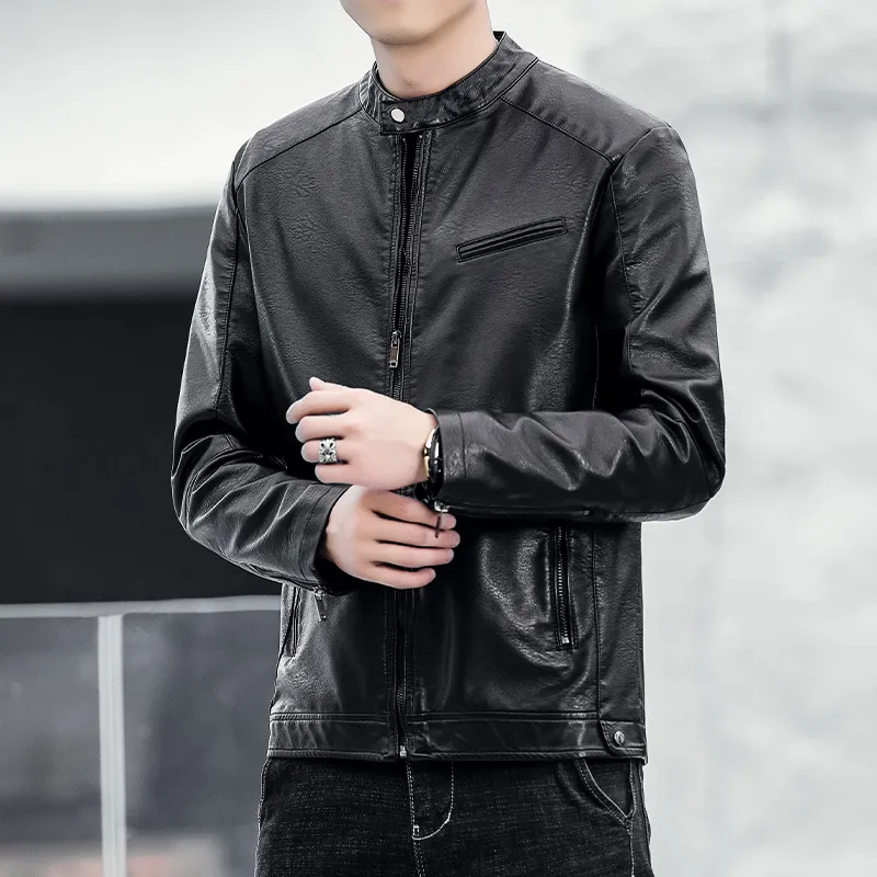 PIERRE CARDIN Leather Jacket Men's-3