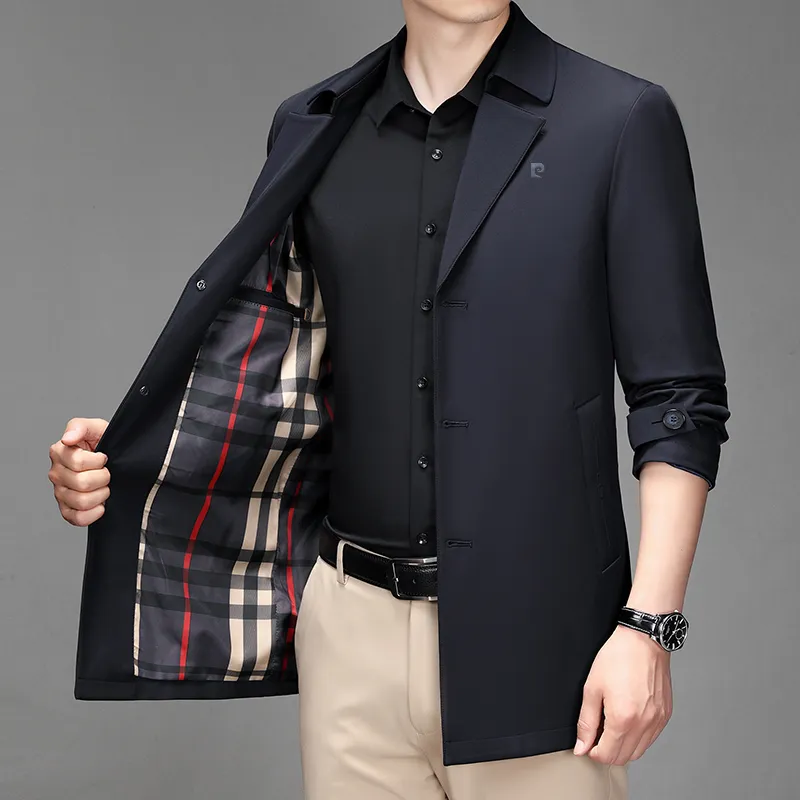 PIERRE CARDIN Trench Coat Men's-5