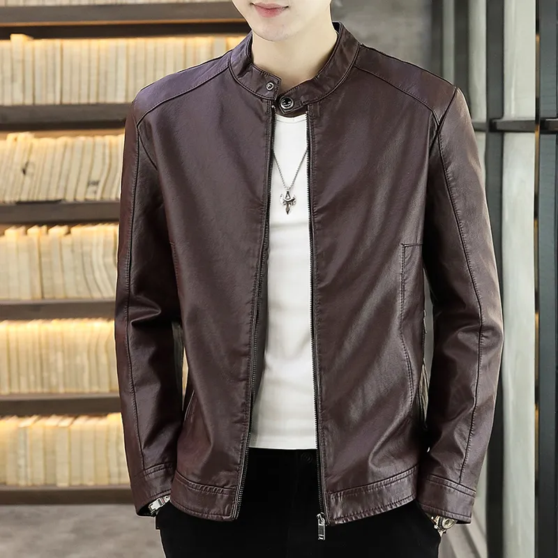 PIERRE CARDIN Leather Jacket Men's-21