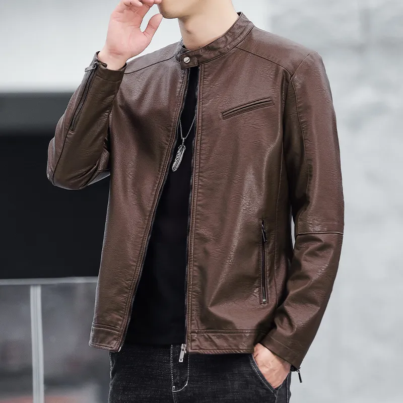 PIERRE CARDIN Leather Jacket Men's-10