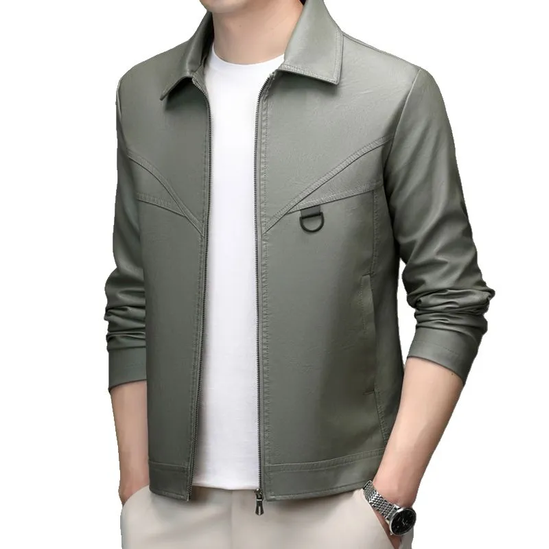 PIERRE CARDIN Apparel/Coat/Leather Jacket Men's-3