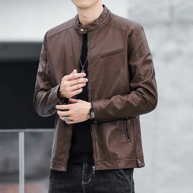 PIERRE CARDIN Leather Jacket Men's-11