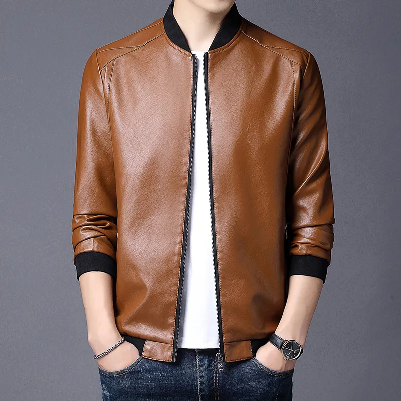 PIERRE CARDIN Leather Jacket Men's-23
