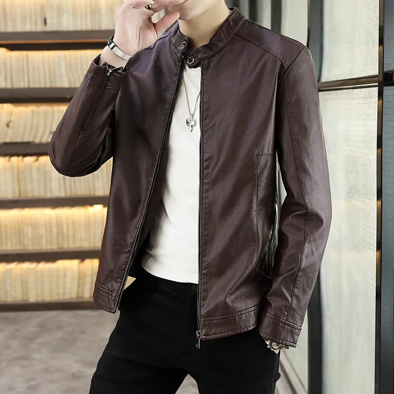 PIERRE CARDIN Leather Jacket Men's-20