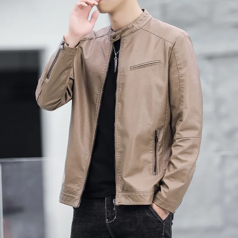 PIERRE CARDIN Leather Jacket Men's-15