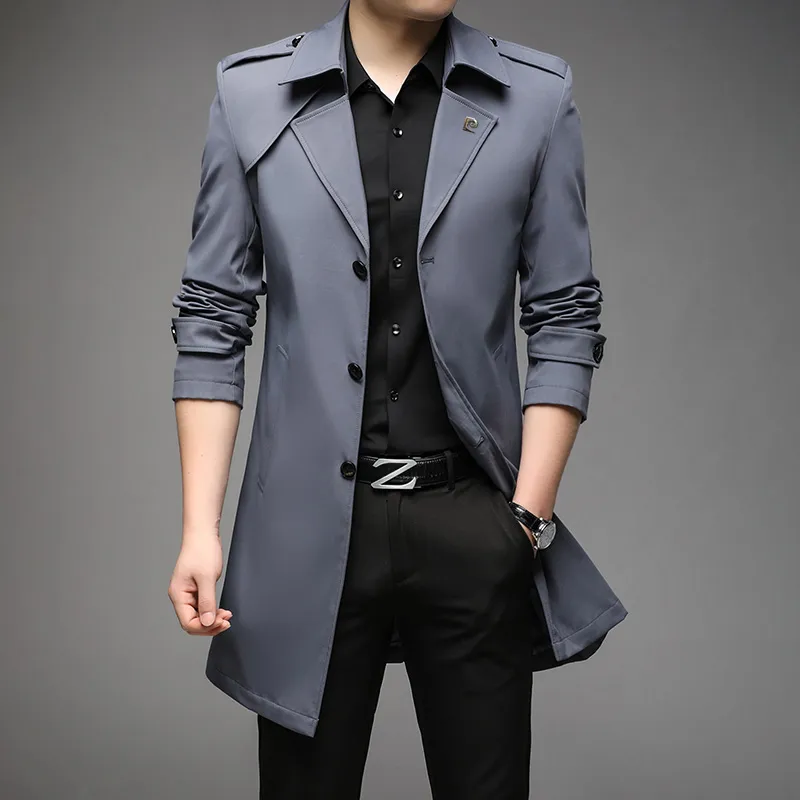 PIERRE CARDIN Trench Coat Men's-4