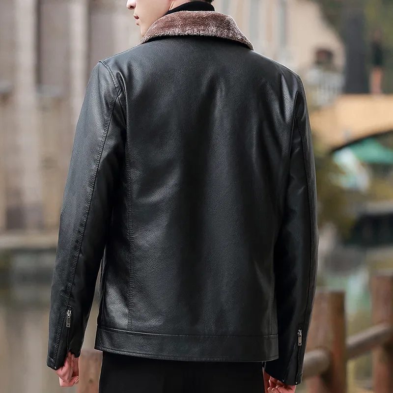 PIERRE CARDIN Leather Jacket Unisex-4
