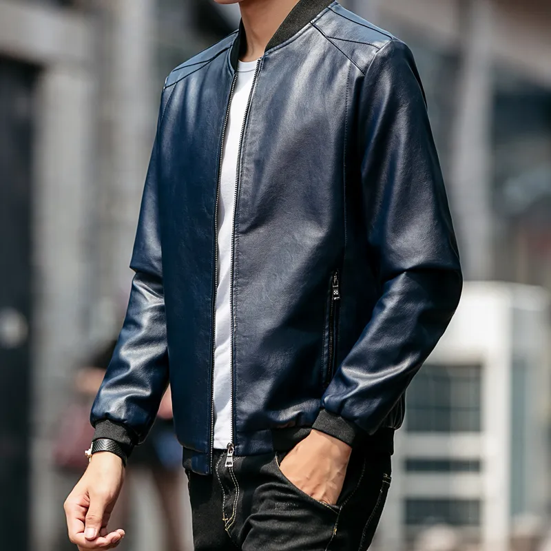 PIERRE CARDIN Leather Jacket Men's-5