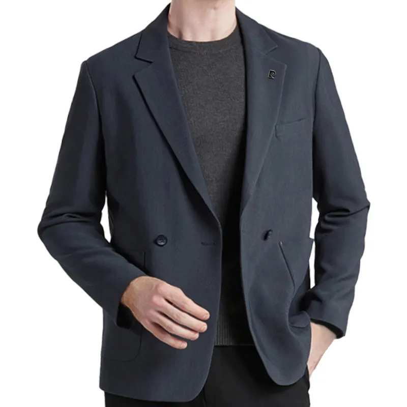 PIERRE CARDIN Business Suit Men's Black-5