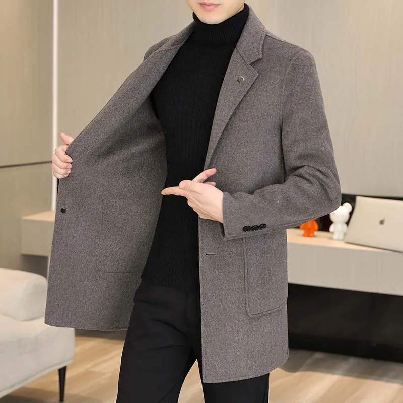 PIERRE CARDIN Woolen Coat Men's-10