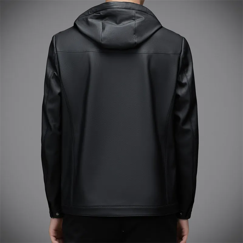 PIERRE CARDIN Leather Jacket Men's-3