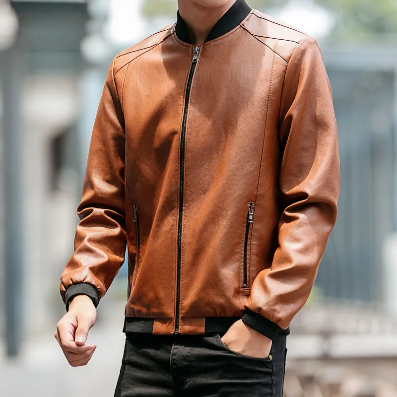 PIERRE CARDIN Leather Jacket Men's-12