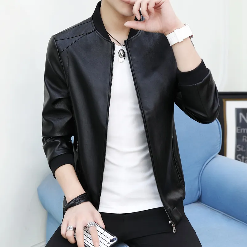 PIERRE CARDIN Leather Jacket Men's-17