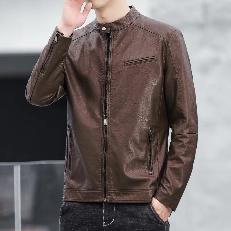 PIERRE CARDIN Leather Jacket Men's-12