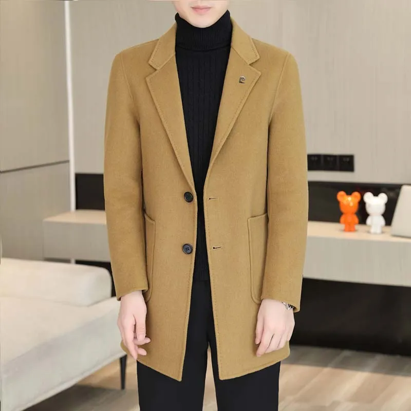 PIERRE CARDIN Woolen Coat Men's-7
