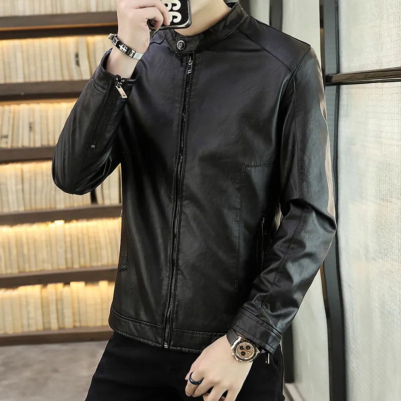 PIERRE CARDIN Leather Jacket Men's-11
