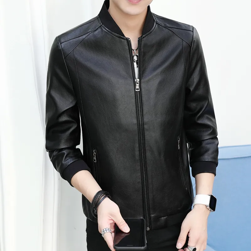 PIERRE CARDIN Leather Jacket Men's-15
