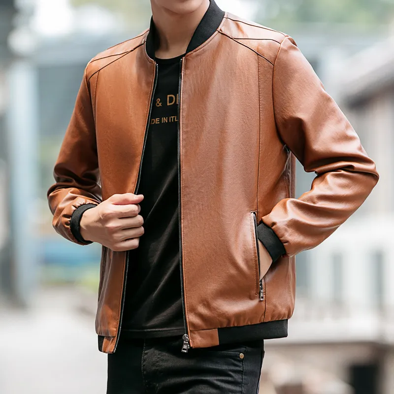 PIERRE CARDIN Leather Jacket Men's-9